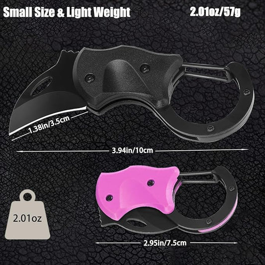 2 Pack Small Pocket Knife Fathers Mothers Dad Mom Day Gifts for Men Women from Daughter Wife Husband Son, EDC Knives Anniversary Birthday & Christmas Gifts for Him Her, Cool Gadgets Stocking Stuffers