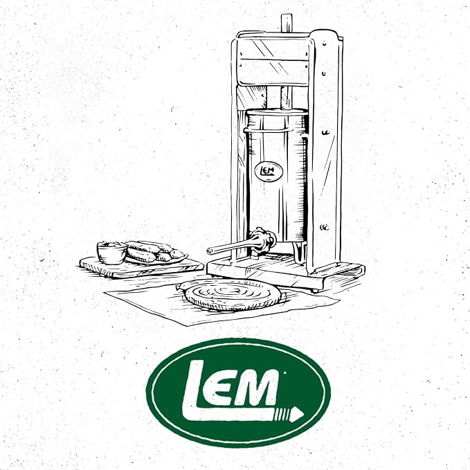 LEM Products 5 lb Sausage Stuffer, For Beginners & First-Time Sausage Making, Includes Stuffing Tubes, Removable Cylinder for Easy Cleaning, Air-Release Piston, Meat Stuffer Machine