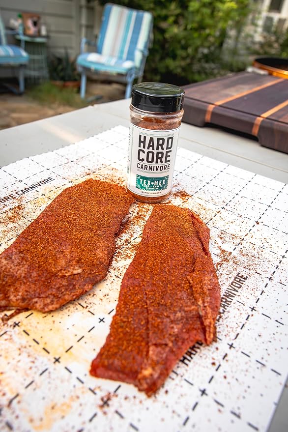 Hardcore Carnivore Tex Mex Grilling Seasoning, Taco & Fajita, 10.75oz | Texas-Made Spice Blend with Chili Powder, Cumin & Garlic - Great on Chicken, Beef, Nachos & Enchiladas MSG-Free & Gluten Free