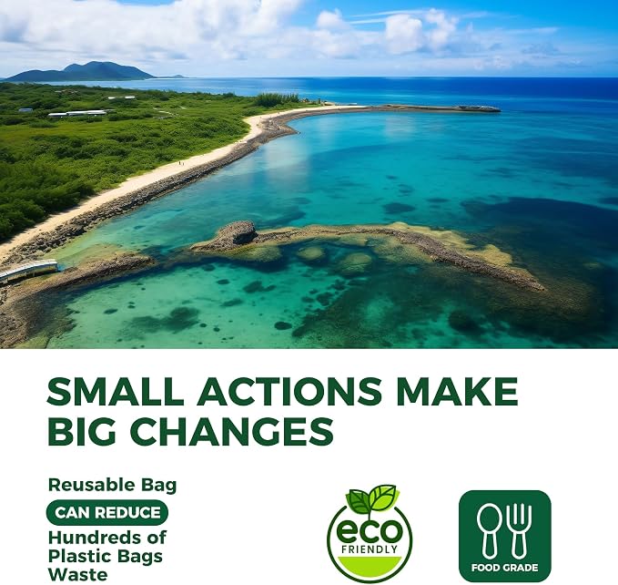 SPLF 32 Pack Reusable Food Storage Bags Dishwasher Microwave Safe | Reusable Freezer Bags, Silicone Free Containers for Meal Prep, Fridge Kitchen - 8 Gallon 8 Half Gallon 8 Sandwich 8 Snack