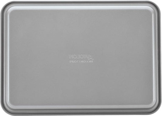 Anolon Gourmet Nonstick Bakeware Set with Nonstick Cookie Sheets / Baking Sheets - 3 Piece, Graphite Gray