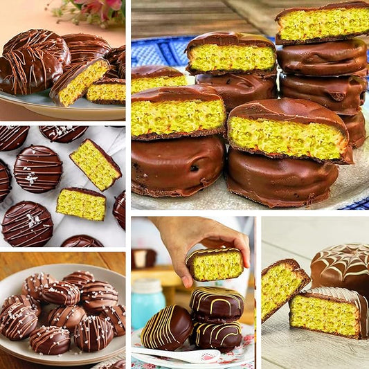 Mity rain Chocolate Bar Mold Deep, Silicone Dubai Chocolate Bar Pistachio Molds with Bags Scraper, Round Fix Chocolate Bar Dubai Candy Bar Mold for Filling Knafeh Pistachio Cream(2pc)