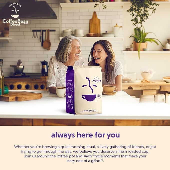 Coffee Bean Direct 0 Dark 30 Blend, Whole Bean Coffee, Rich Flavor, Mixed Roast Level, 5 Pound Bag (Pack of 1)