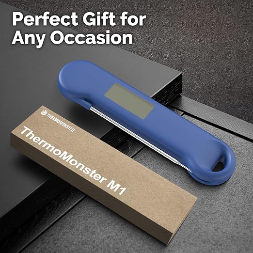 0.5 Sec Instant Read Grill Meat Thermometer Digital Food Cooking BBQ, Blue