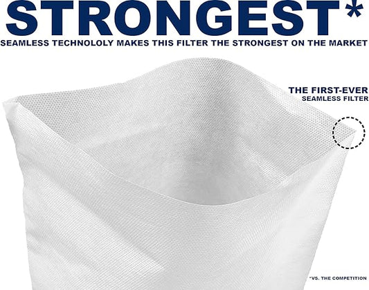 (50 Pack) Commercial Cold Brew Coffee Filters, 20" x 20" For Commercial Model Cold Brew Coffee Makers and 5-Gallon Commercial Systems