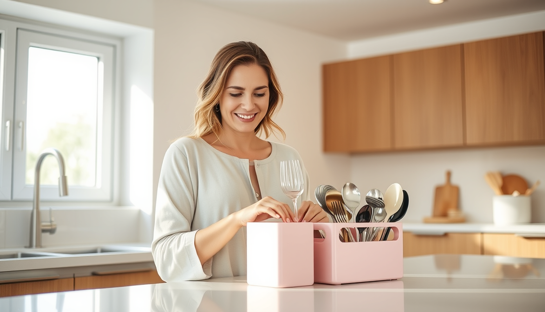 Say Goodbye to Drawer Chaos: Transform Your Kitchen with the Extra Large Expandable Silverware Organizer