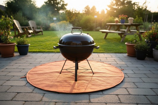 The Fire Pit Mat That Protects Your Outdoor Space—So You Can Relax