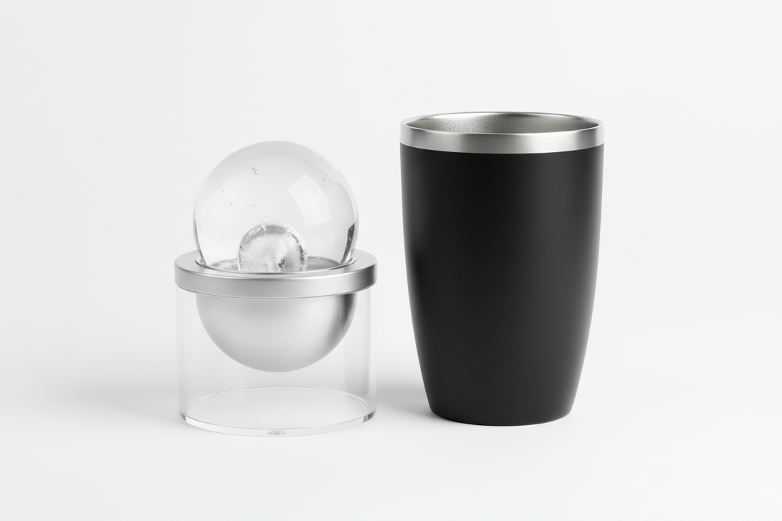 Elevate Your Home Bar with Crystal-Clear, Slow-Melting Ice Spheres