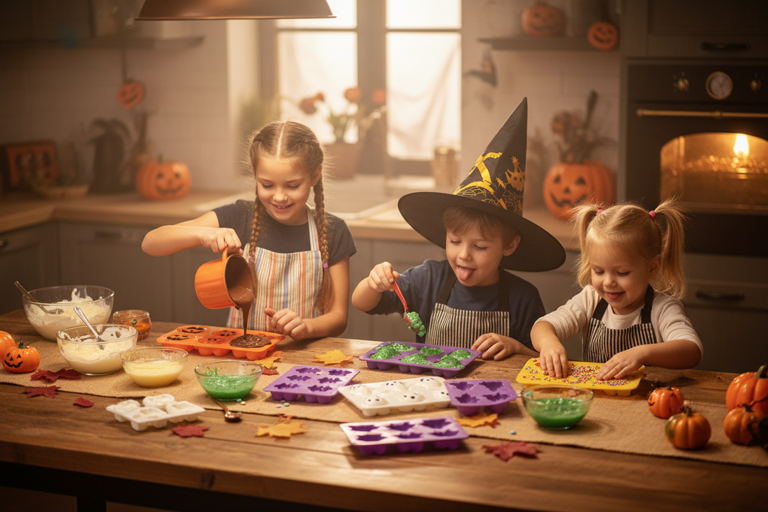 Create Fun and Spooky Treats with Sakolla Skull Candy Silicone Molds