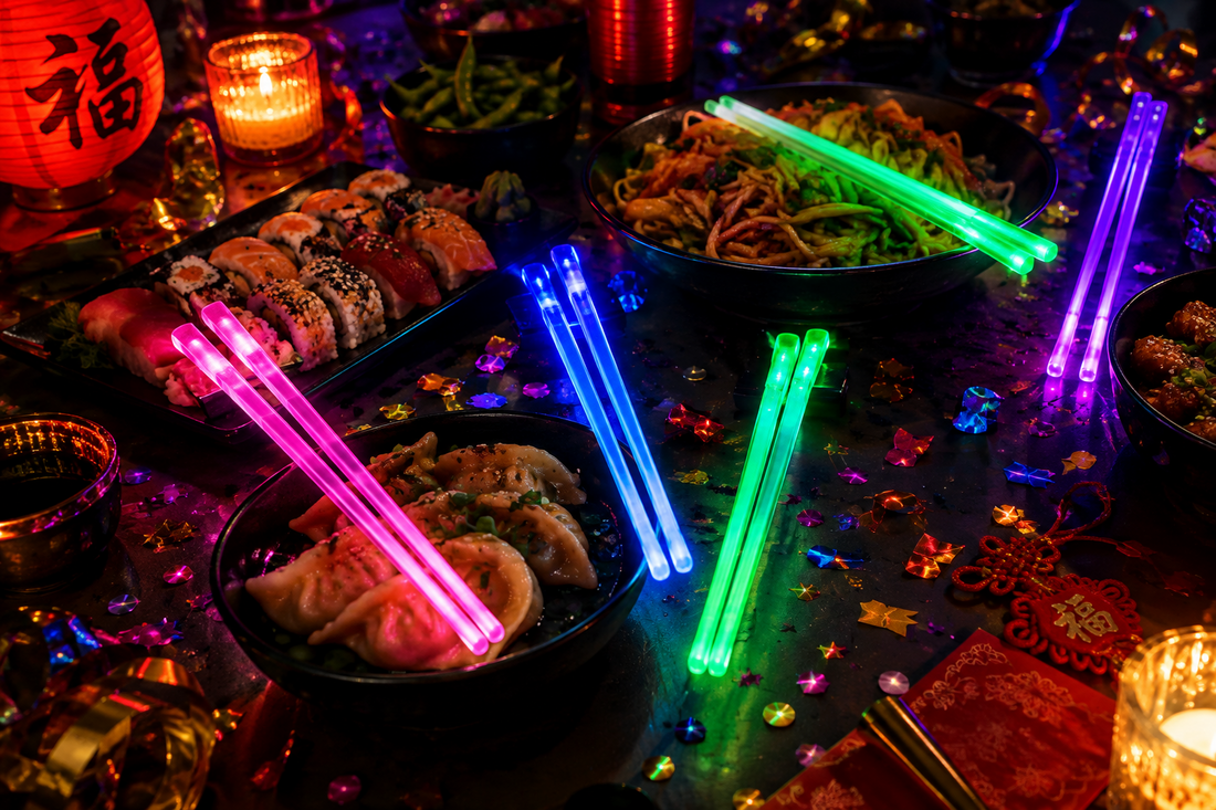 Elevate Every Meal into an Epic Sci-Fi Adventure with Light-Up LED Chopsticks
