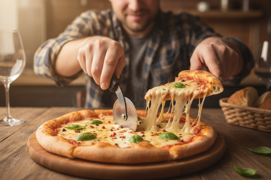 Add Fun and Function to Pizza Night with the Ninonly Bicycle Pizza Cutter Wheel