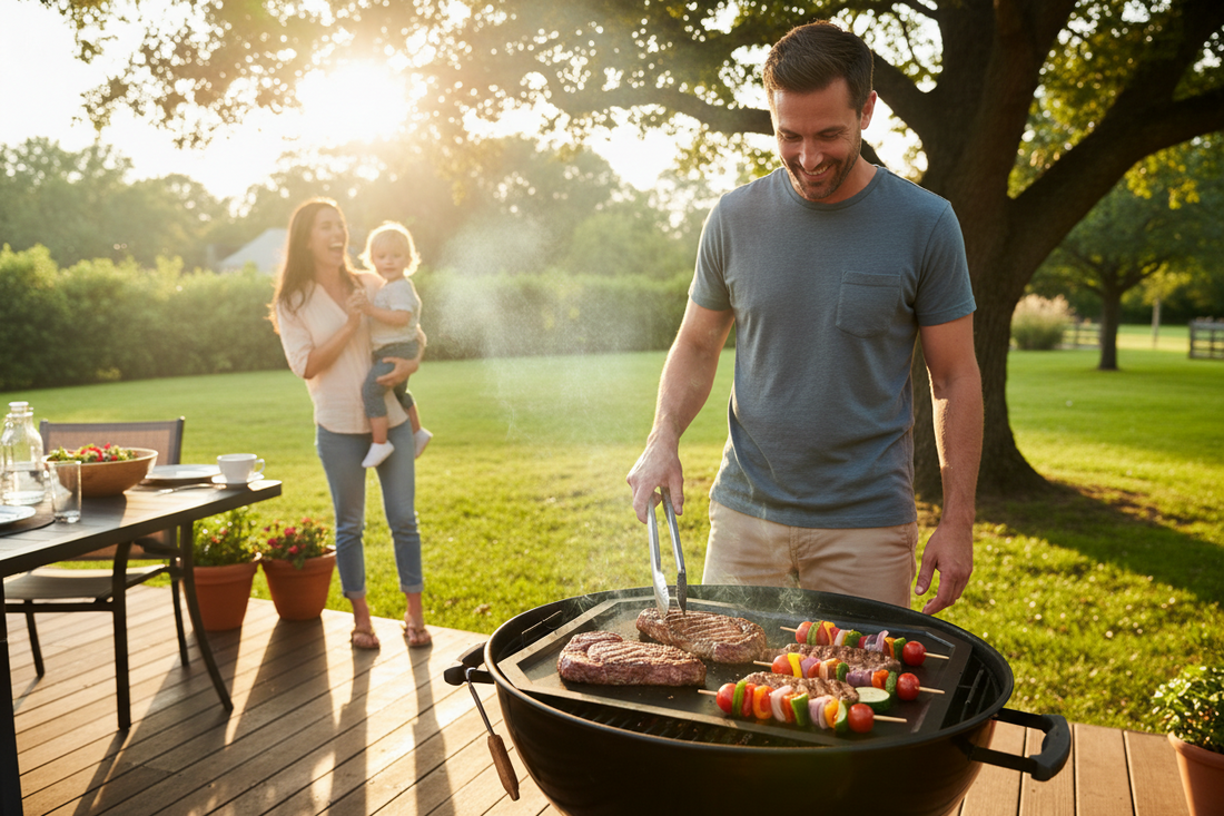 Protect Your Outdoor Space with the 90 x 48 Inch Under Grill Mat for BBQ Areas