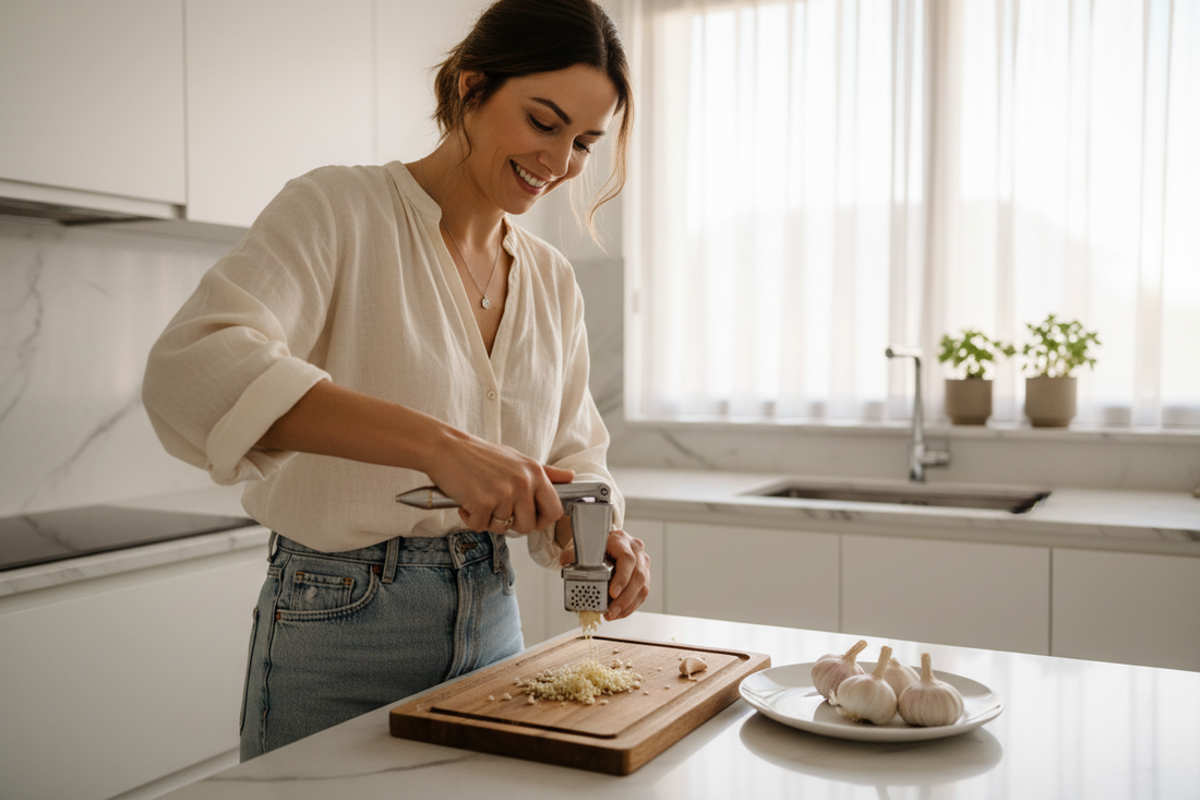 Effortless Flavor: Why You Need the Zulay Kitchen Premium Garlic Press Set