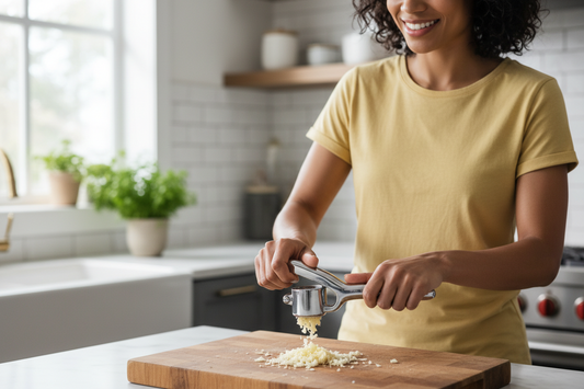 The Garlic Press That Finally Made Cooking Feel Effortless
