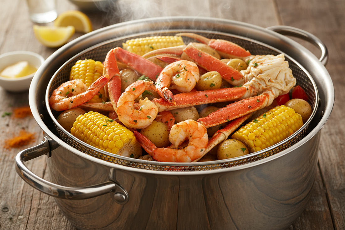 Host Unforgettable Outdoor Feasts with Heavy-Duty Multipurpose Stainless Steel Cookware