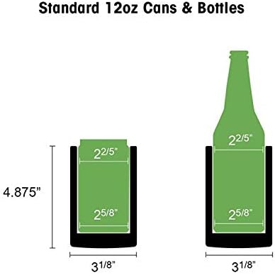 12 oz Tumbler, Double Wall Stainless Steel Insulated Can Cooler, Beer Bottle Holder
