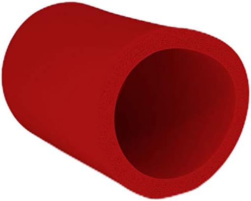 Blank Thick Foam Old School Can Cooler (6 Pack, Red)