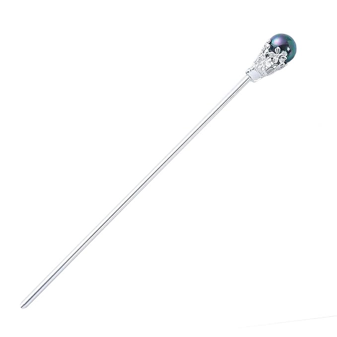 1 Pack Chinese Hair Stick for Long hair Metal Hair Pins 6" for Buns Vintage Hair Sticks for Women Daily Party