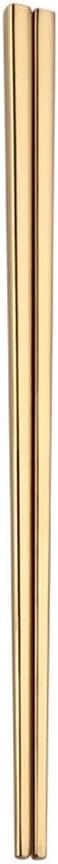 Stainless Steel Chopsticks,Reusable ,Dishwasher Safe , Easy to Use（1 pairs,golden）
