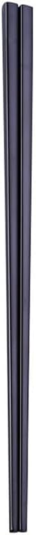 Stainless Steel Chopsticks,Reusable ,Dishwasher Safe , Easy to Use（1 pairs,black）