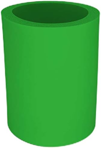 Blank Thick Foam Old School Can Cooler (12 Pack, Neon Green)