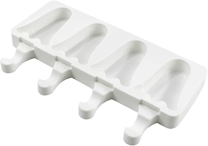 Popsicles Molds, Cake Pop Mold 4 Cavities Ice Pop Cakesicle Molds Silicone Ice Cream Mold, Silicone Popsicle Molds, Ice Pop Mold, Silicone Popsicles Molds for Kids, Reusable Popsicle Maker