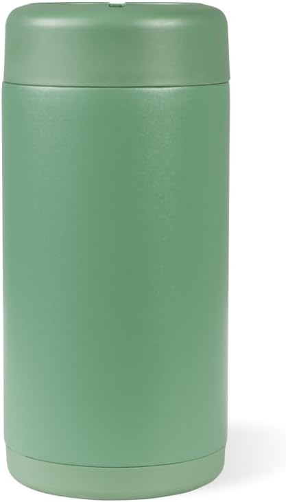 HydroJug Slim Can Cooler 12 oz, Stainless Steel Can Holder, Sage