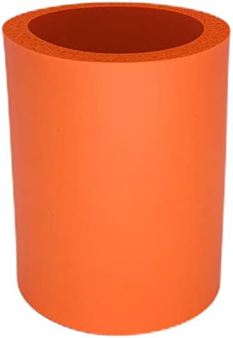 Blank Thick Foam Old School Can Cooler (6 Pack, Orange)