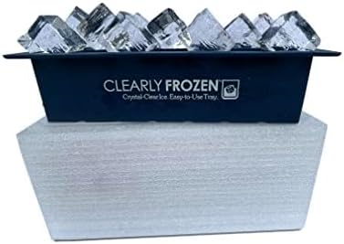 ClearlyFrozen® Ice Tray For Crystal Clear 1.3” Cubes & 5” Tall Drink Spears