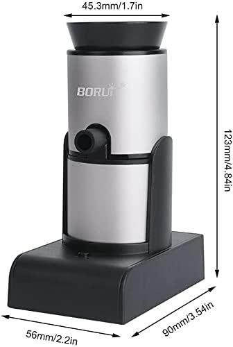 BORUiT SK305 Smoking Gun, Portable Handheld Smoke Infuser,Cocktail Smoker, Food Smoker Kit for Any Meat Cocktail Cheese BBQ Steak Beef, Sausage, Vegetable Salad,Drinks,Smoking Accessories (Silver)