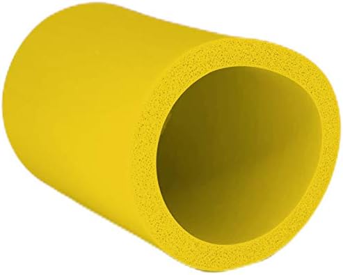 Blank Thick Foam Old School Can Cooler (6 Pack, Yellow)