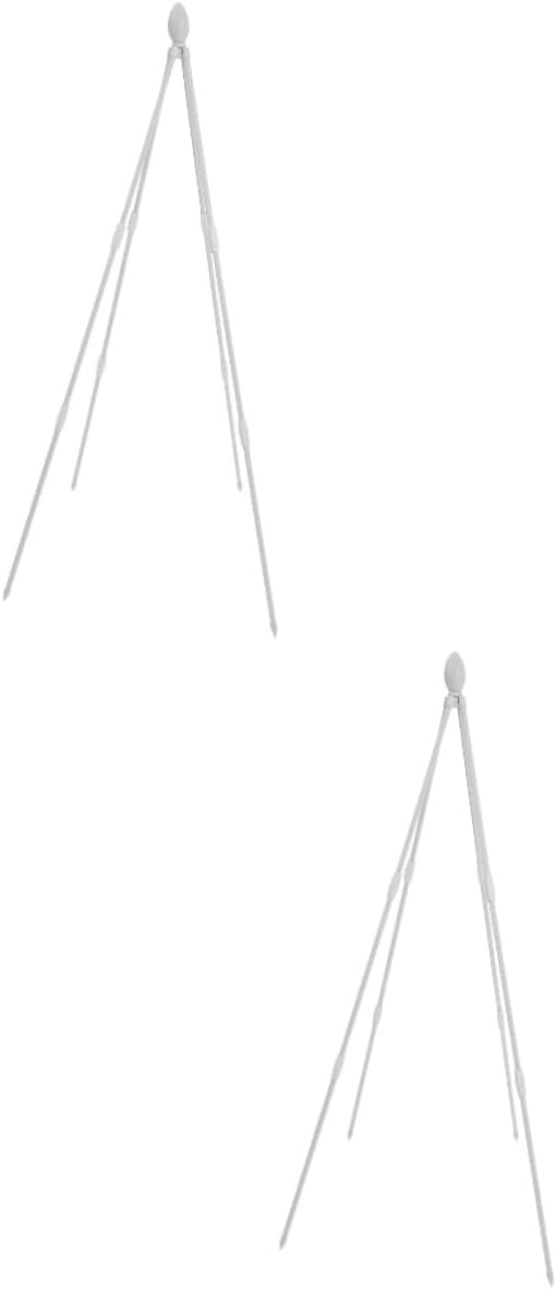 BESPORTBLE 2pcs Potted Plant Climbing Trellis Support Rack Flower Vine Frame for Use for Climbing Plants Like Wisteria Peas and Tomatoes Easy to Operate Stylish Design