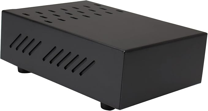 DIBTSA Espresso Knock Box Drawer, Stainless Steel Coffee Ground Container with Removable Rubber Knocking Bar, 9.84 x 7.08 x 3.34 inch (Black)