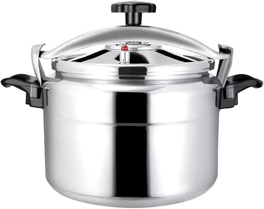 Aluminum Explosion-Proof Pressure Cooker- 7L~15L Capacity- Silver (11L)