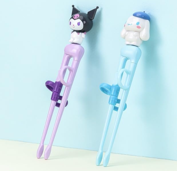 Cute Training Chopsticks For Right-Hand (Purple)