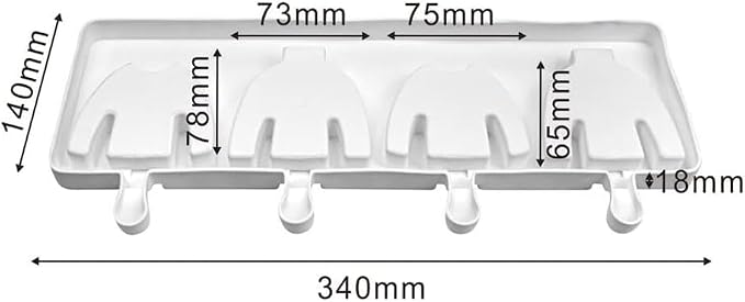 1 Pack Cute Sweater Shape Popsicle Molds Silicone Ice Pop Molds 4 Cavities Popsicle Molds for Kids Adults Ice Cream Mold Cakesicles Mould DIY Popsicle Maker Homemade Popsicle Silicone Molds Z