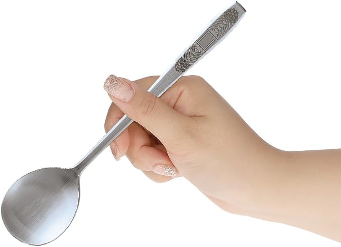 Korean Dancheong Engraved Spoon and Chopsticks Set, 18/10 Stainless Steel | Sujeo gift set for one in Korean inspired box, made in korea