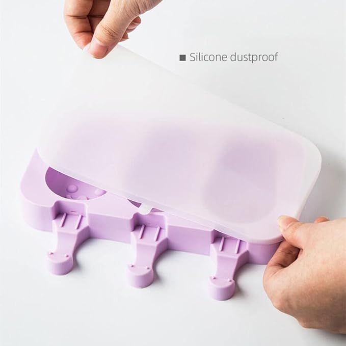 Cute Rabbit Popsicle Molds Silicone Rabbits Ice Pop Molds Homemade Popsicle Silicone Mold with 100pcs Popsicle Sticks Reusable Easy Release Summer Ice Pop Maker (Rabbit)