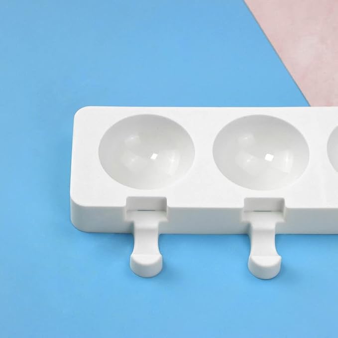 Surakey Ice Cream Popsicle Silicone Mold Silicone Mold Soft and Smooth Mould for DIY Homemade Ice-Lolly Ice Cream Ice Candy Cake Pop Maker Mold Non-Stick & Easy Release, Type 19
