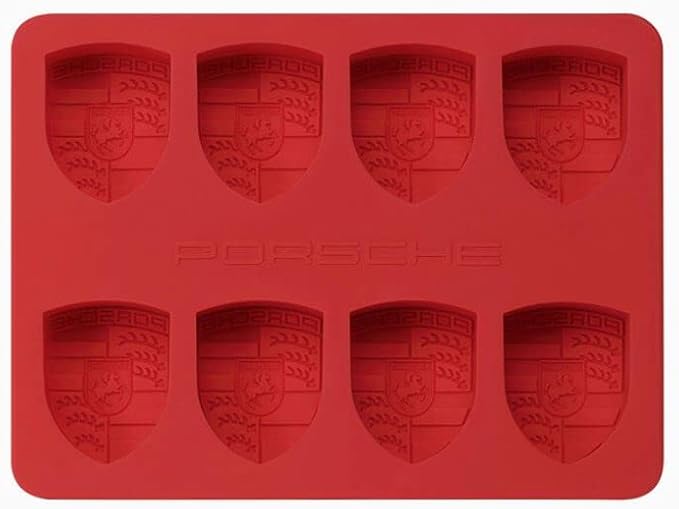 Porsche Crest Silicone Candy Mold Ice Cube Tray Racing Race Car Cake Decoration