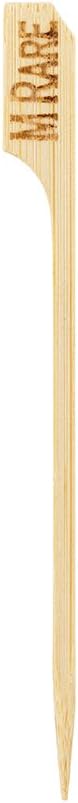 Restaurantware RW Smart 4 Inch Paddle Food Markers 1000 Sturdy Food Picks - With Medium Print Bamboo Wood Skewers For Sports Themed Parties And Events Birthday Restaurants