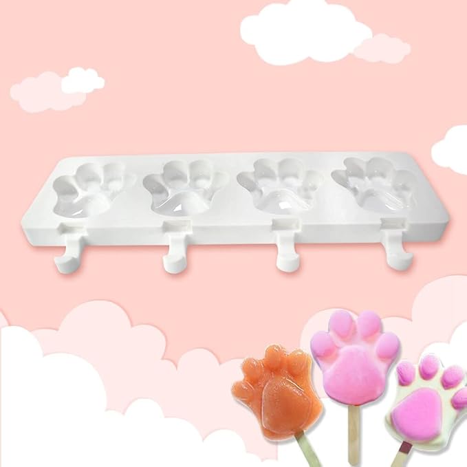 Popsicle Silicone Molds - Soft & Smooth DIY Homemade Ice Cream & Candy Maker, Non-Stick & Easy Release, Type 2