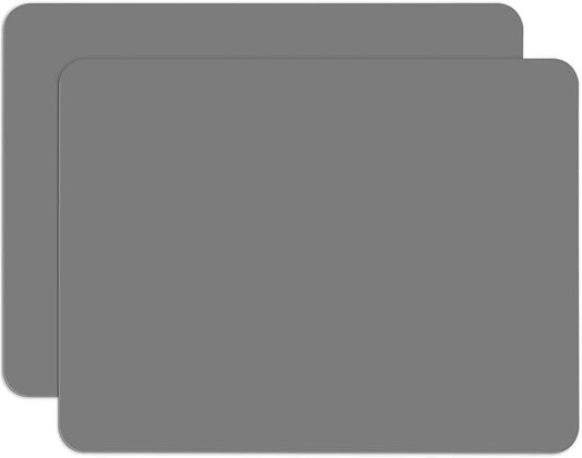 Gartful 2 Pack Silicone Crafting Mats, 15.7" x 11.8" Silicone Mat for Crafts, Large Heat Resistant Sheet for Jewelry Casting Molds, Epoxy Resin, Painting, Counter Table Protector, Placemat, Dark Gray