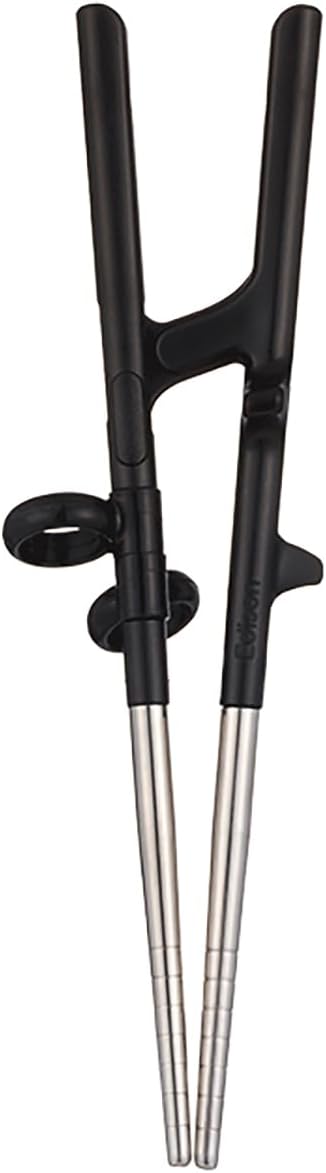 Training Chopsticks for Adults Stainless Right Handed, Beginner Chopsticks, Chopsticks for Beginners, Trainer Chopsticks, Easy Chopsticks, Practice Chopsticks, Made in Korea