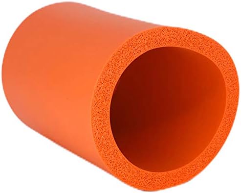 Blank Thick Foam Old School Can Cooler (12 Pack, Orange)