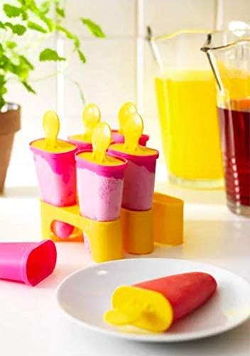 Ikea CHOSIGT Ice Lolly/Popsicle Maker Mold Assorted Colours - 2 Sets