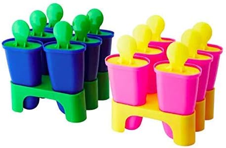 Ikea CHOSIGT Ice Lolly/Popsicle Maker Mold Assorted Colours - 2 Sets