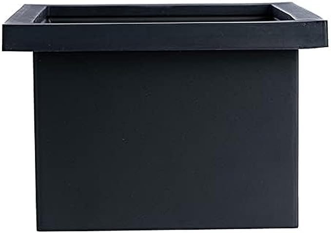 watchget Bottomless Espresso Knock Box, Built-in Coffee Ground Container | Detachable Rubber Rod; Desktop Waste Bin for Commercial Coffee Bar Shop