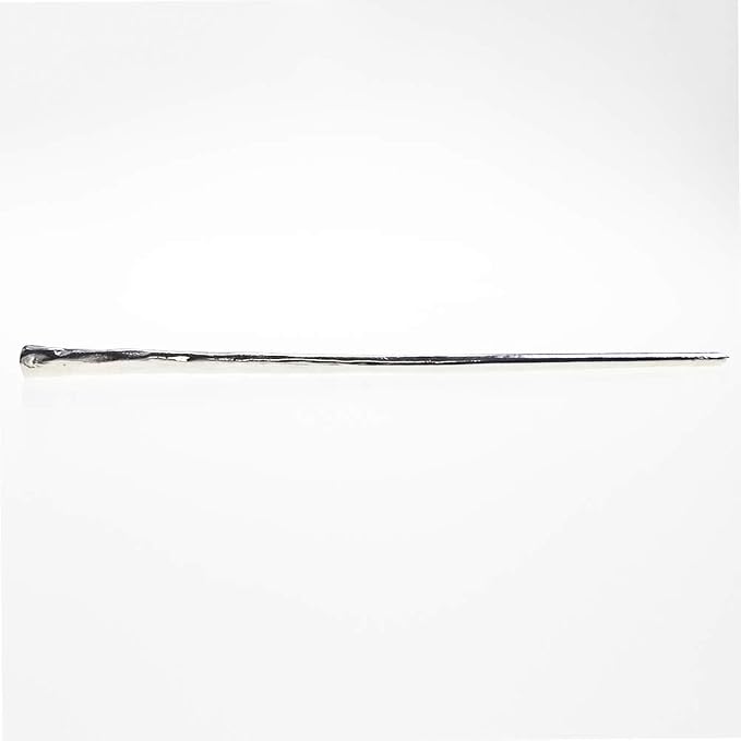 YILE Set of 2 Hair Sticks Chinese Hairpin Metal Hair Accessories Classic Hair Accessories for Women Lady Girls (Silver)