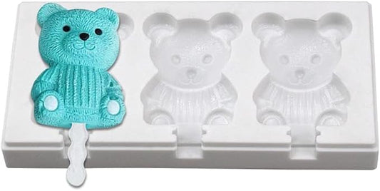 Surakey Ice Cream Silicone Mold Popsicle Silicone Mold Soft and Smooth Mould for DIY Homemade Ice-Lolly Ice Cream Ice Candy Cake Pop Maker Mold Non-Stick & Easy Release, Type 16